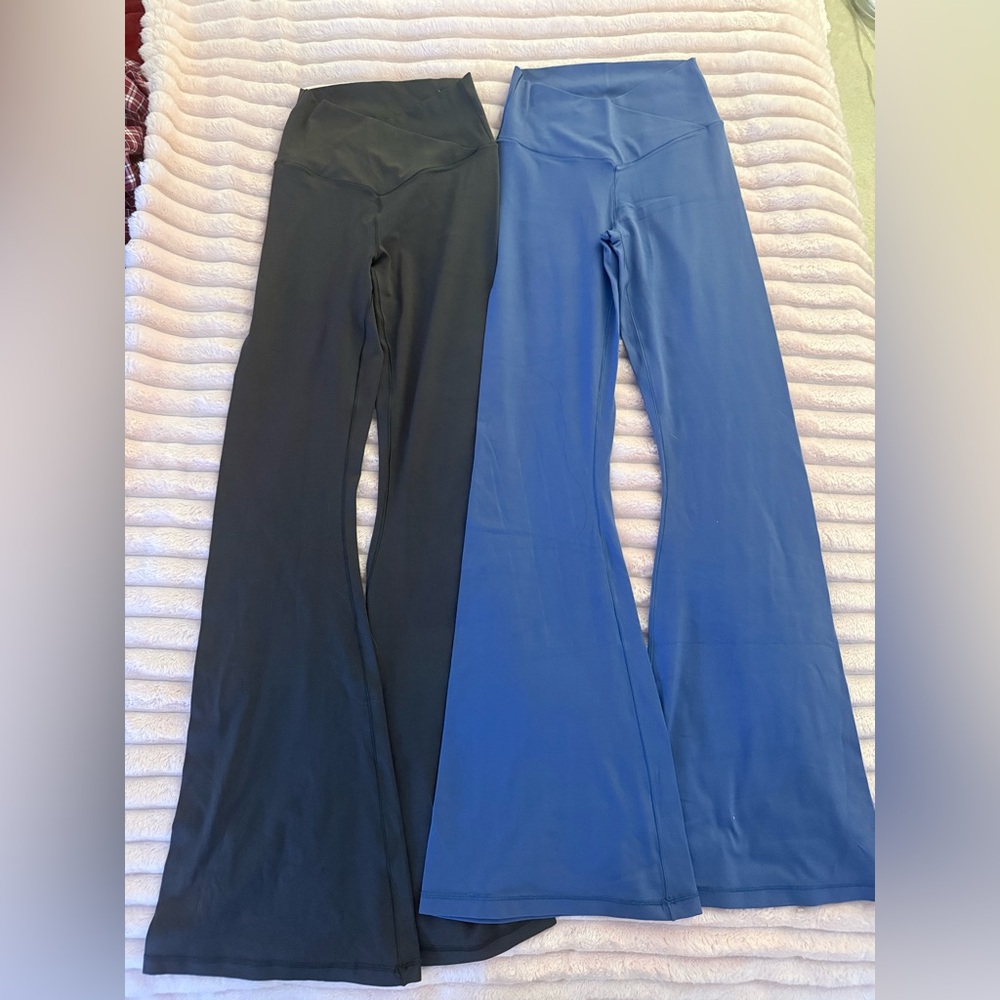 Aerie Midnight Blue Flared Leggings